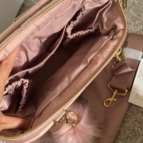 Paige Mini Dusty Rose Happ Diaper Bag - Picture 4 of 6